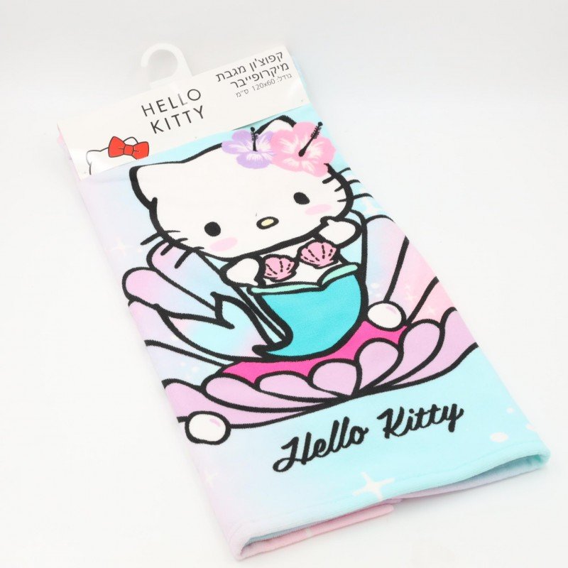 منشفة إستحمام للأطفال برسوم هيلو كيتي