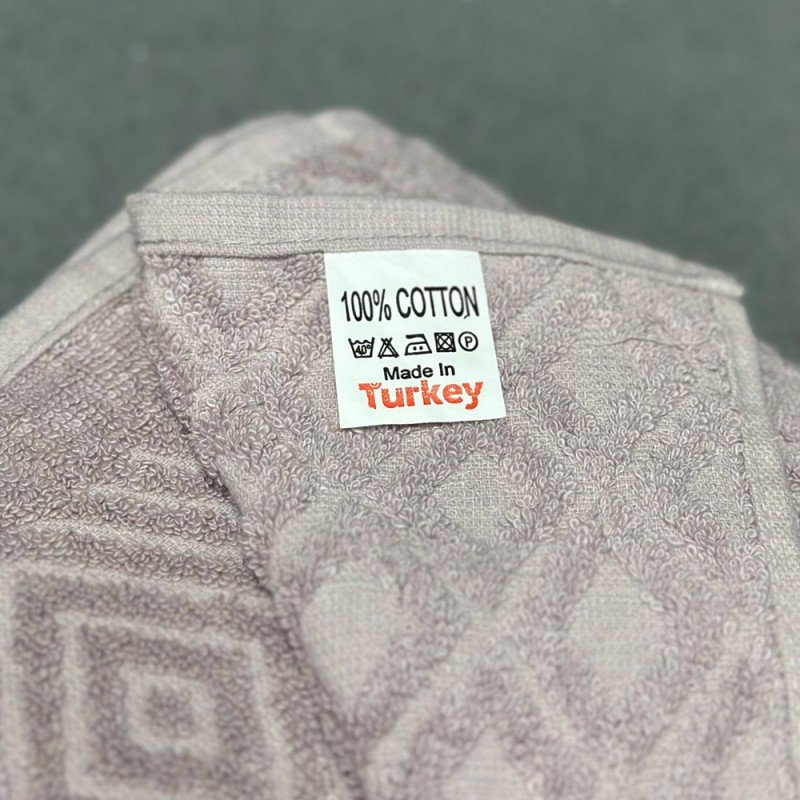 منشفة قطنية حجم كبير مقاس 145×95 سم لون بنفسجي