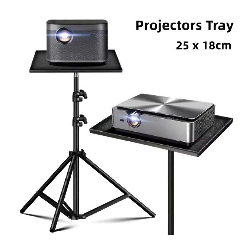 منصة صينية بدون حامل - لوضع أجهزة عرض الشاشات البروجكتر أو اللابتوب والجوال والكاميرا - مصنوعة من بلاستيك عالي الجودة - خفيفة الوزن وسهلة الحمل