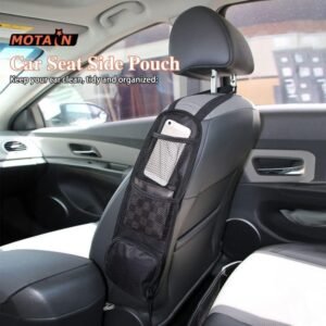 منظم تخزين جانبي لمقاعد السيارة متعدد الجيوب يمكن استخدامه لوضع الجوال وكافة المستلزمات