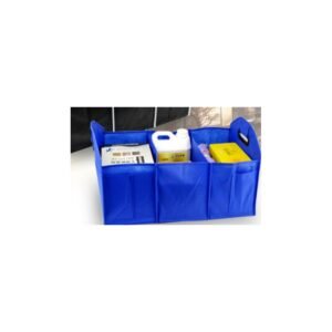 منظم صندوق السيارة القابل للطي مع 3 أقسام