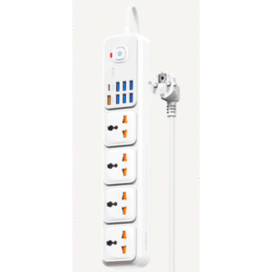 MOXOM MX-ST16 موزّع كهرباء 4 مخارج مع شحن سريع PD20W / QC18W