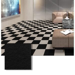 موكيت لاصق أسود 30*30 سم