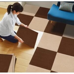 موكيت لاصق بني قياس 60*60 سم