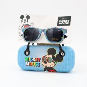 نظارات ولادي + بيت نظارات MICKEY MOUSE ازرق