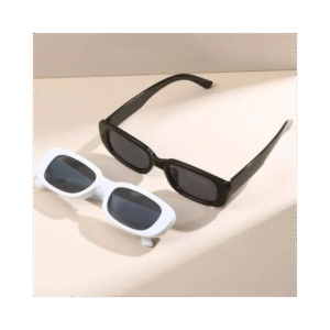 نظارة شمسية بعدسة صغيرة لون أسود