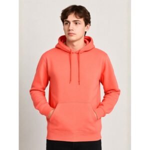 هودي للرجال لون مشمشي