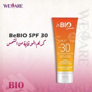 واقي شمس معدني طبيعي للوجه والجسم SPF 30 – beBIO (75 مل)