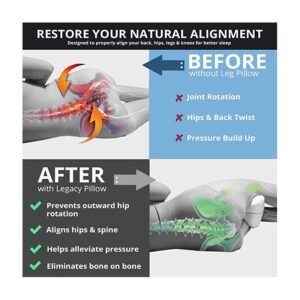 وسادة بين الركب والساق لنوم المريح