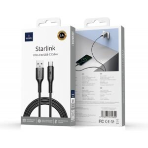 وصلة شحن سريع يو اس بي إلى تايب سي 1 متر ماركة wiwu العالمية