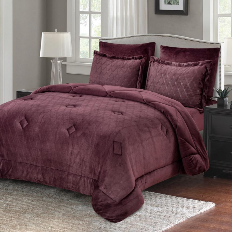 [14140262] طقم غطاء تخت 4 قطع WEATHER MASTER ROSEMARY TWIN 160X220 CM