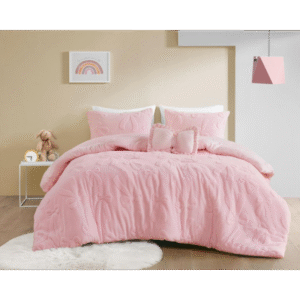 [14151214] طقم غطاء تخت 5 قطع EMPIRE KIDS CELESTE PINK TWIN 170×240 CM