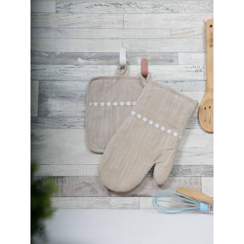[18110022] طقم أدوات مطبخ قماش 2 قطعة COCINA