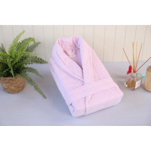 [27720018] روب حمام قطن 100% VALOR SİLVER LILAC ONE SIZE