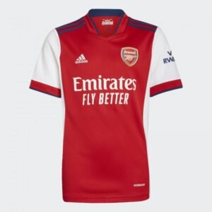 adidas Arsenal 21/22 Home Jersey - تيشيرت اديداس ارسنال للجنسين لون أحمر وأبيض