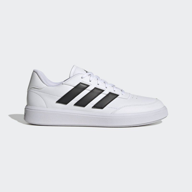 adidas Unisex Courtblock Shoes - White- حذاء اديداس كورت بلوك للجنسين لون أبيض