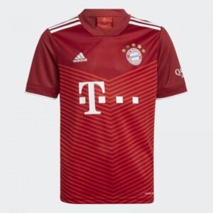 adidas FC Bayern Home Jersey - Red- تيشيرت اديداس بايرن ميونيخ الرسمي  للجنسين لون أحمر