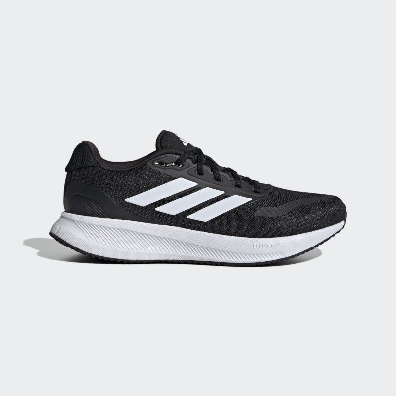 adidas Men's Runfalcon 5 Running Shoes - Black- حذاء اديداس رن فالكون 5 للرجال لون اسود ونعل ابيض