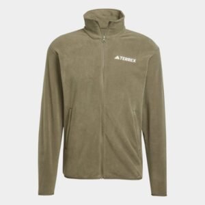 adidas Mens' Terrex Multi Essentials Full-Zip Fleece Jacket - Green