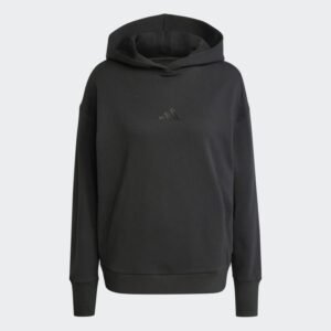 adidas Womens' ALL SZN French Terry Loose Hoodie - Black