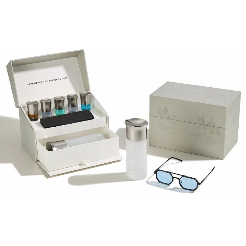 AURA Pegasus COLLECTION عطر أورا 150 مل + 5 عطور 10 مل + نظارة