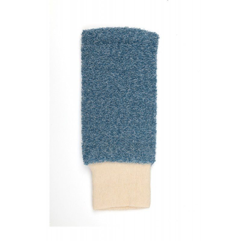 Fe Sisal 1120 Polyester Shower Mitt-Purple قفاز استحمام من البوليستر والسيزال من Fe – موديل 1120