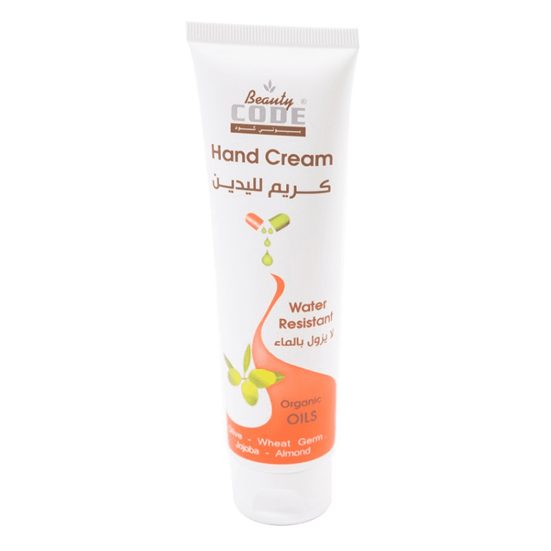hand cream organic oils كريم لليدين من بيوتي كود حجم 100 مل