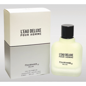 L'EAU DELUXE POUR HOMME EDP By Fragrance Deluxe For Unisex100 ML-عطر لي ديلوكسي بور هومي من فرانجنس ديلوكس للجنسين سعة 100 مل