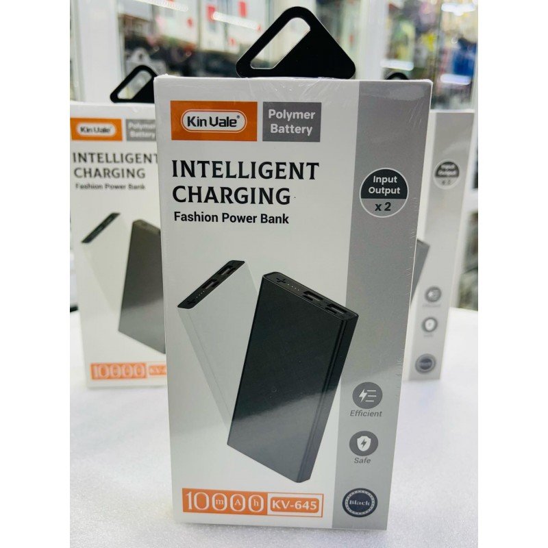 باور بانك  منفذ تايب سي  c و ميكرو و usb محمول سعة 10000 ميلي أمبير KV- 645