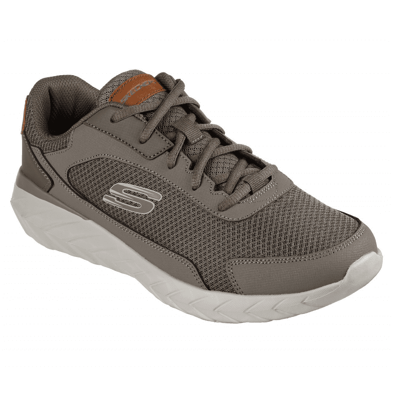 Skechers Men's Overhaul 2.0 - Enforcer Shoes - حذاء سكيتشرز أوفرهول 2.0 للرجال لون زيتي وبيج غامق