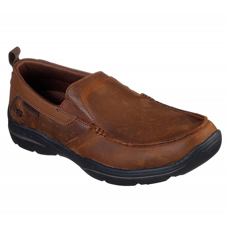 Skechers Men's Relaxed Fit: Harper - Forde Shoes حذاء سكيتشرز ريلاكس فيت هاربر للرجال لون عسلي
