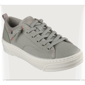 Skechers Women's Bobs Copa Shoes - حذاء سكيتشرز بوبس كوبا للنساء لون زيتي ونعل أبيض