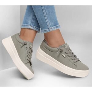 Skechers Women's BOBS D'Vine Sky - Main Step Shoes - حذاء سكيتشرز بوبس دي فاين سكاي للنساء لون زيتي