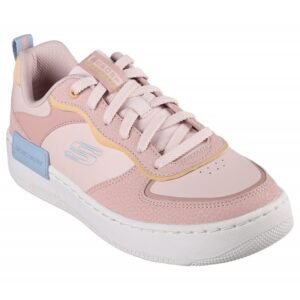 Skechers Women's Sport Court 92 - Best Pace Shoes - حذاء سكيتشرز كورت 92- بيست بيس للنساء لون زهري ونعل أبيض