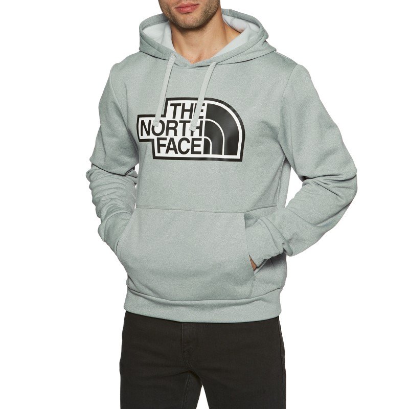 The North Face Men's Exploration Fleece Pullover Hoodie - تيشيرت ذا نورث فيس اكسبلوريشن فليس هودي للرجال لون زيتي فاتح