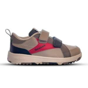 Reebok Kids' Weebok Clasp Low Shoes- حذاء ريبوك ويبوك كلاسب لو للأطفال لون رمادي وكحلي