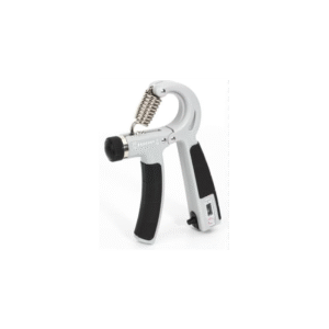 أداة تقوية قبضة اليد (Hand Grip Strengthener) مزودة بعدّاد رقمي وعدّالة مقاومة قابلة للتعديل