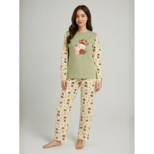 بجامة للصبايا لون أخضر شتوية من Sami Boutiqe