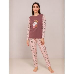 بجامة للصبايا لون نهدي شتوية من Sami Boutiqe