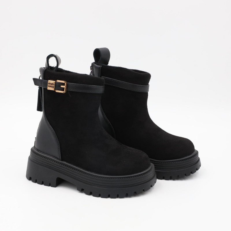 بسطار للأطفال لون أسود