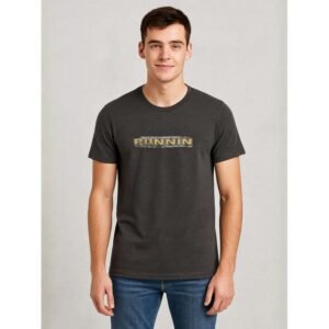 بلوزة رجالية نص كم لون رمادي