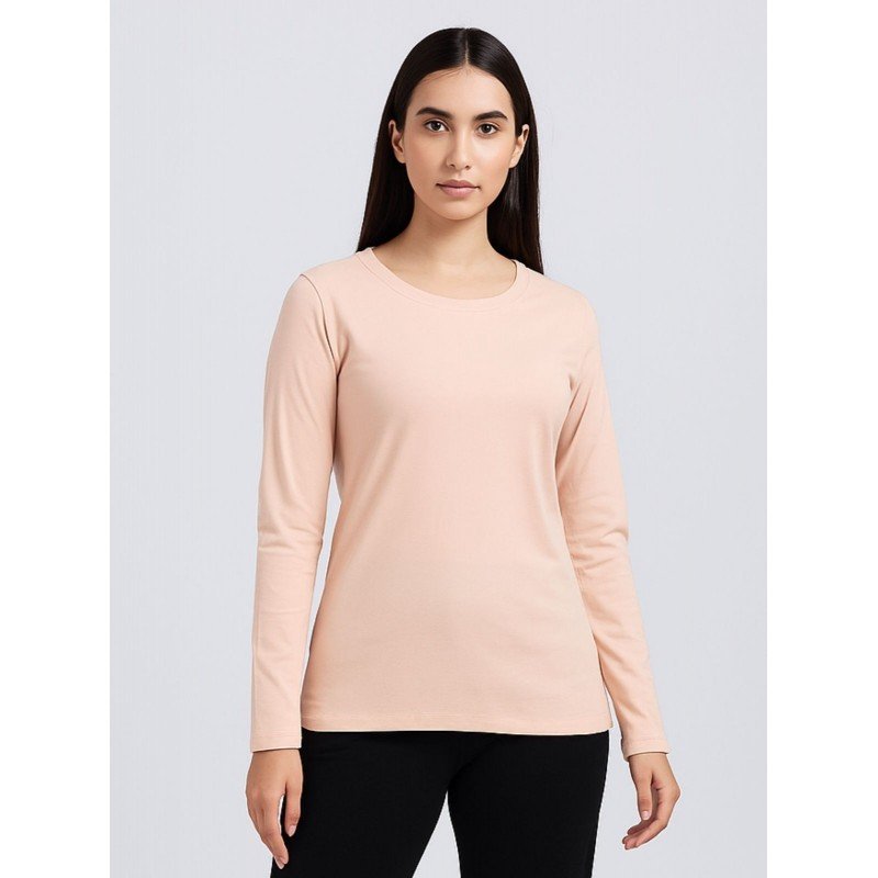 بلوزة ستاتية لون بيج