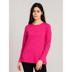 بلوزة ستاتية لون فوشي