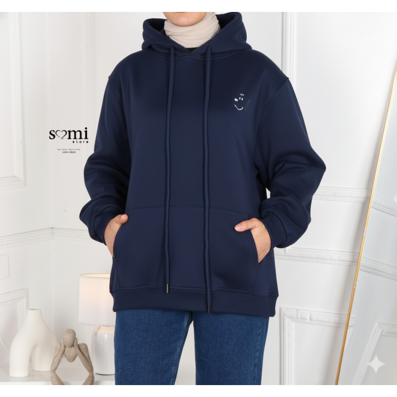 بلوزة للصبايا لون أزرق شتوية من Sami Boutiqe