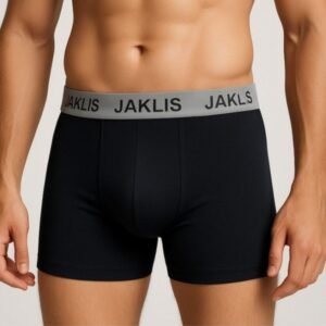 بوكسر طويل لون أسود قطن من جقليص صناعة سوريا