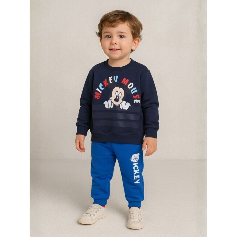 بيجامة ولادية قطعتين فوتر