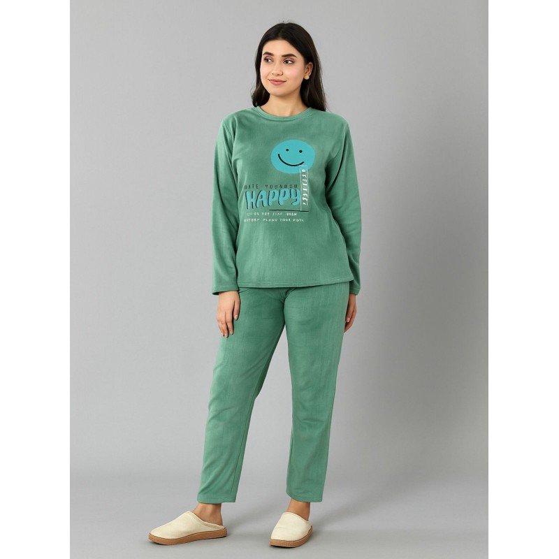بيجامه ستاتي شتوي لون أخضر