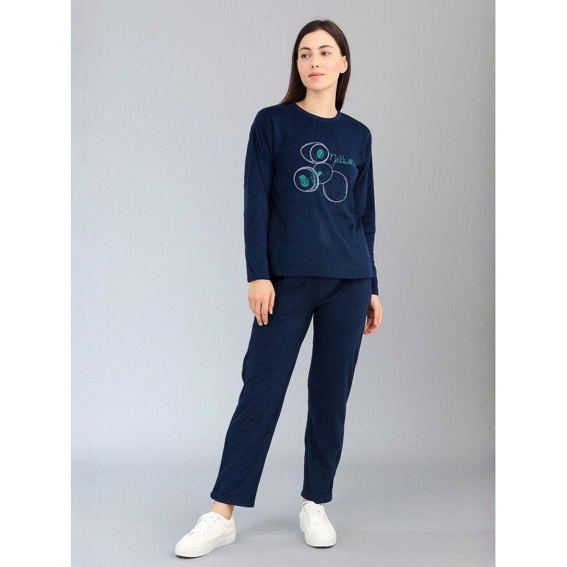 بيجامه ستاتي شتوي لون كحلي