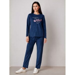 بيجامه ستاتي شتوي لون كحلي