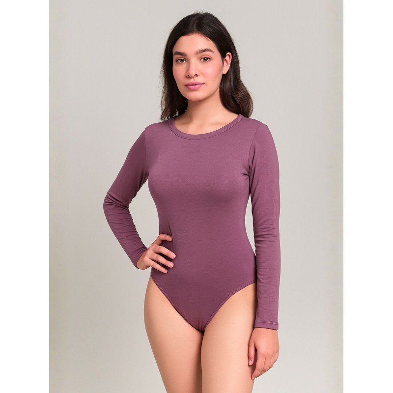 بلوزة ستاتية كم لون نهدي فاتح